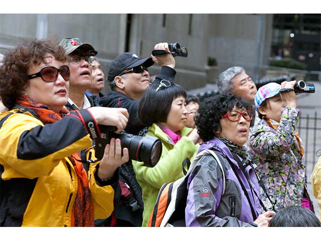 Turistas asiáticos