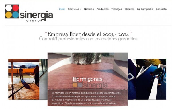 Web Grupo Sinergia