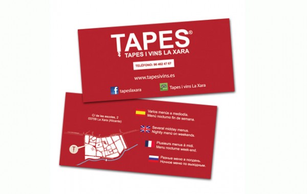 Flyers “Tapes i Vins”