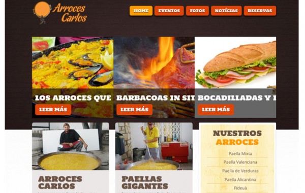 Arroces Carlos estrena web