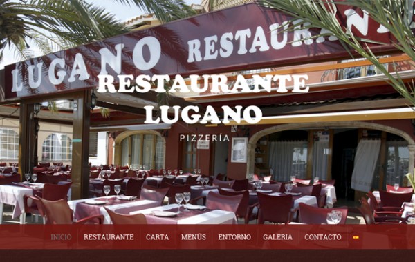 Nueva web de Pizzería Lugano Dénia