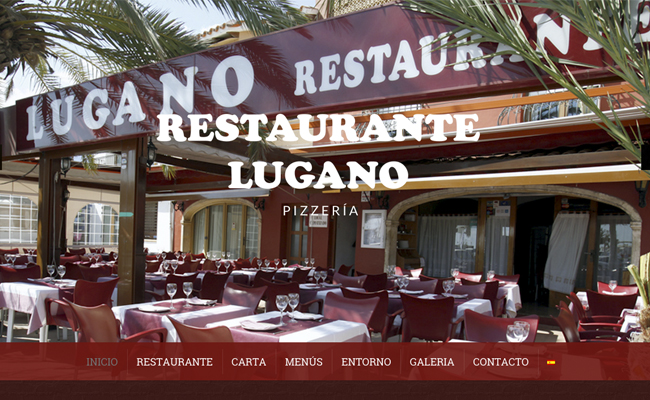 Nueva web de Pizzería Lugano Dénia