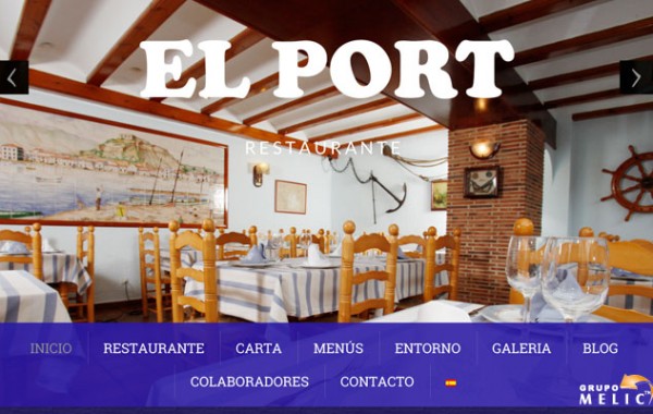 Web Restaurante El Port Dénia