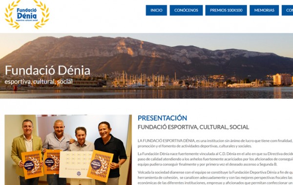 Web Fundació Dénia