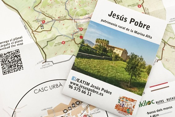 Plano de rutas de Jesús Pobre