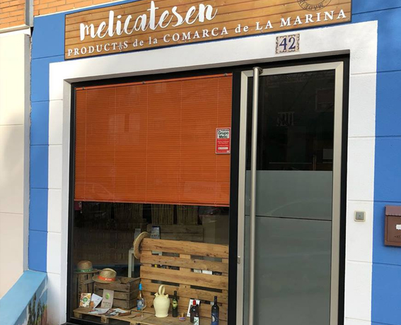 Melicatesen, tienda de productos de la comarca de La Marina