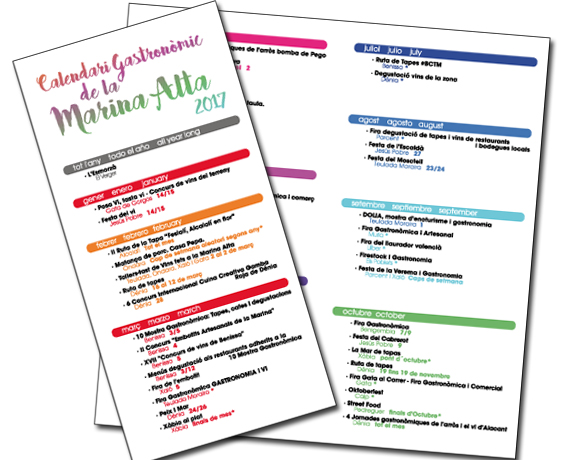 Calenario gastronómico