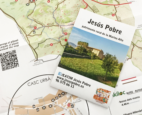 Plano de rutas de Jesús Pobre
